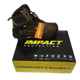 Kids Work Boots - Boy's Foreman Boot - Brown