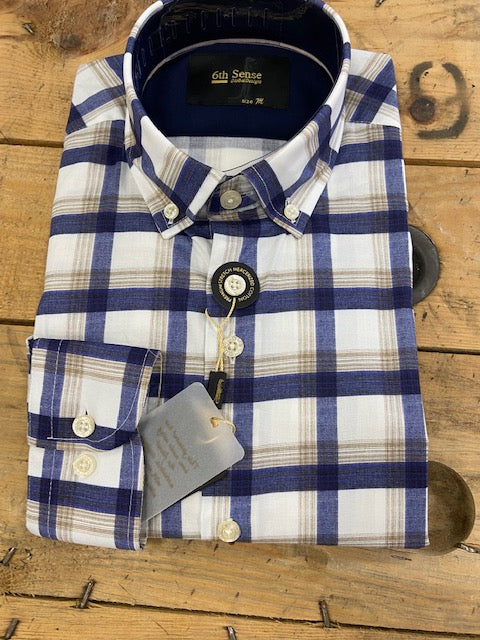 phillips menswear mans check shirt