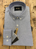 mens shirt grey button down collar