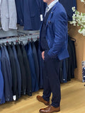 phillips menswear slim navy suit