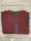 mens sweater wine