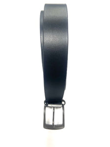 mens black leather belt