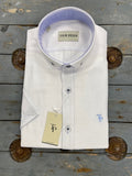 white short sleeve shirt mens