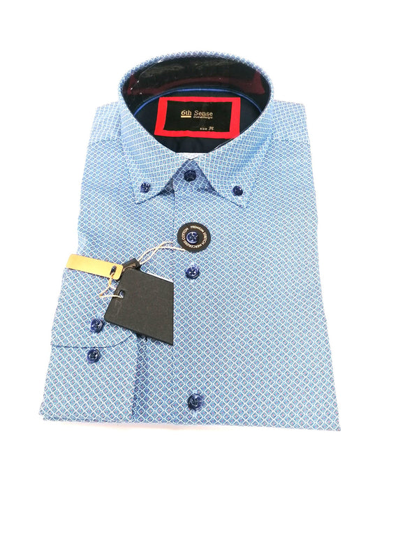 6th Sense Mens Shirt BD Print Colour 3