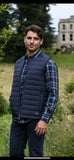 mens gilet navy