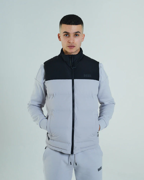 Diesel Gilet Rashford Grey Phillips Menswear