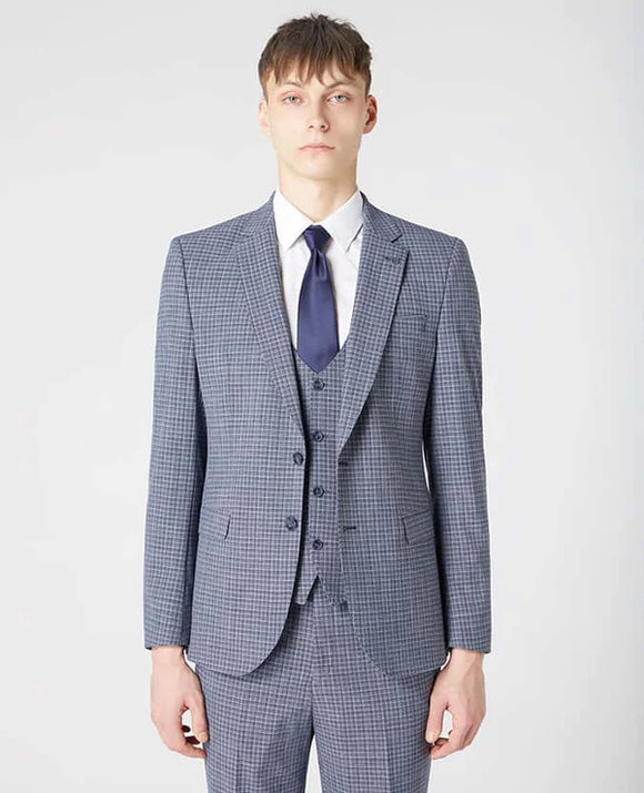 Mens suit long sales jacket