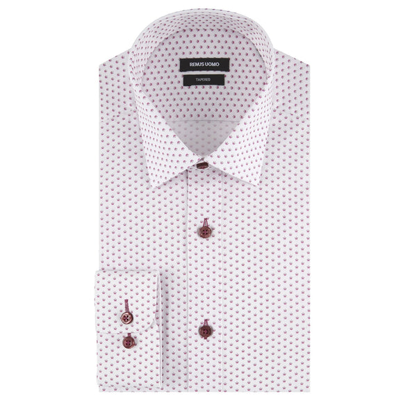 Remus Uomo Shirt Frank - Wine Print 18243/16